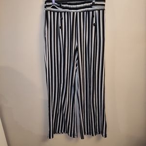 Robert Louis wide leg striped pants